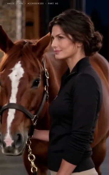 Part 03: Victoria beside the chestnut horse